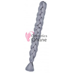 Coada de par afro impletita de 100 cm Premium 1 - Grey-Blue 100ST0906